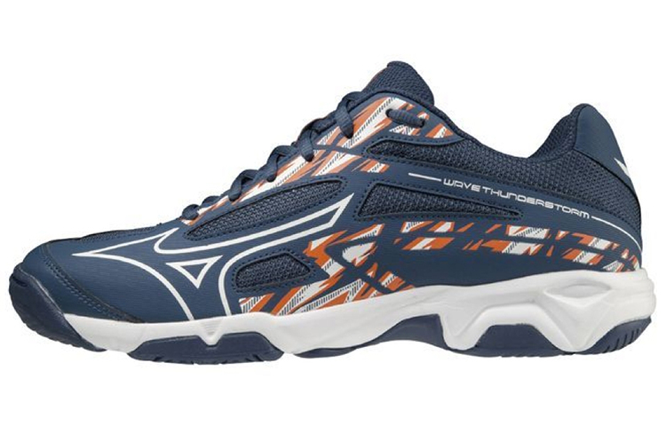 Mizuno Wave Thunderstorm 'Blue Orange' V1GA222121