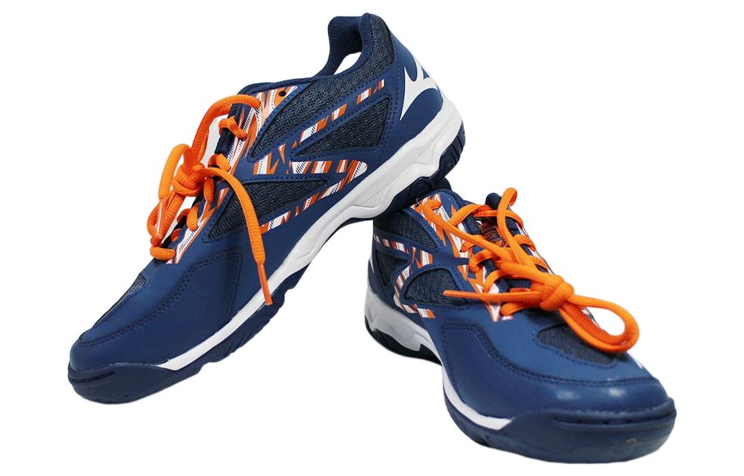 Shop Mizuno Wave Thunderstorm ''Blau Orange'' Sneakers V1GA222121