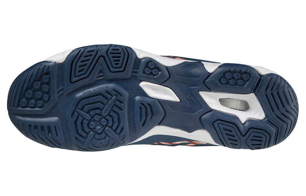 Purchase Mizuno Wave Thunderstorm ''Blau Orange'' Sneakers V1GA222121