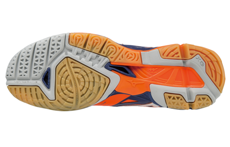 Lookbook Mizuno Wave Tornado ''Blauw Oranje'' V1GA161273