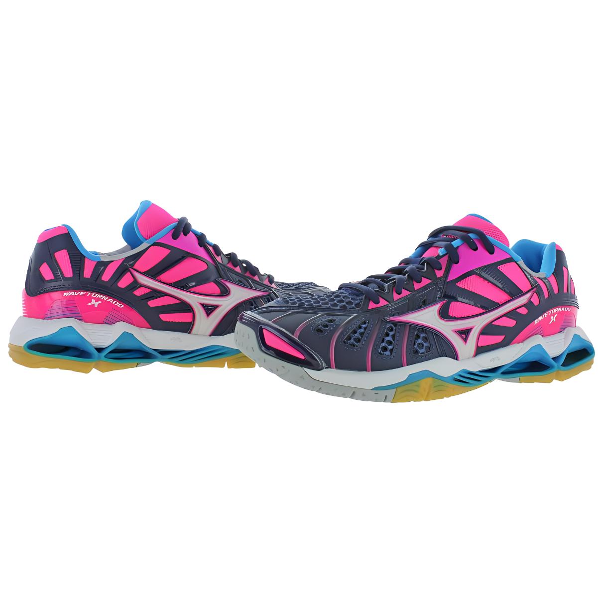 Lookbook Mizuno Wave Tornado ''Blau Rosa'' Sneaker V1GC161272