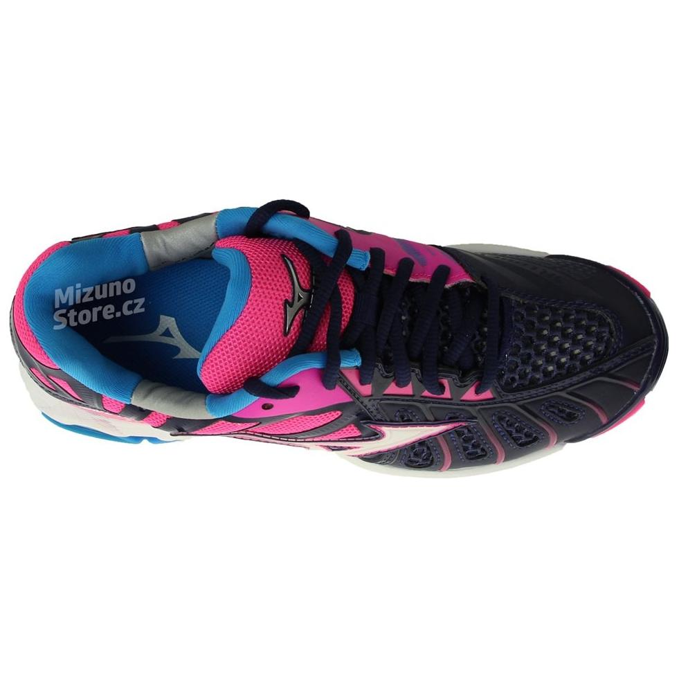 Shop Mizuno Wave Tornado ''Blau Rosa'' Sneaker V1GC161272