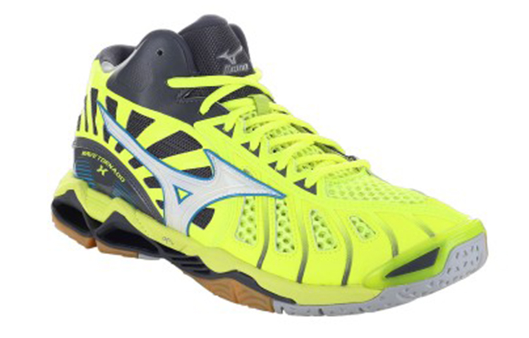 Lookbook Mizuno Wave Tornado ''Geel Grijs'' V1GA161242