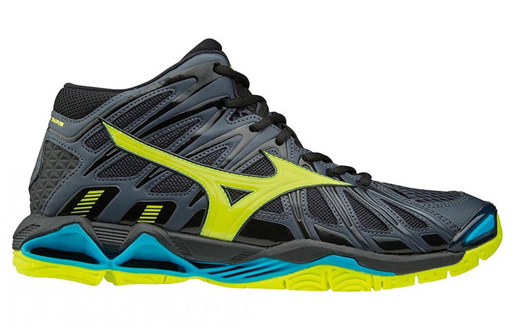 Order Mizuno Wave Tornado X2 MID 'Hitam Kuning' V1GA181747