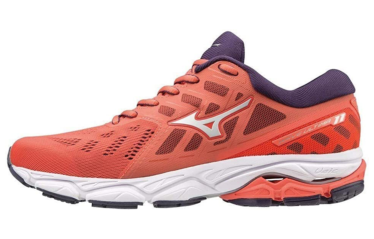 Mizuno Wave Ultima 11 Cushioning Non-Slip Low Tops Pink White J1GD190903