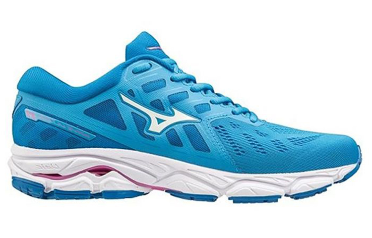 Order Mizuno Wave Ultima 11 Dämpfung Rutschfest Low Tops Blau Weiß J1GD190902