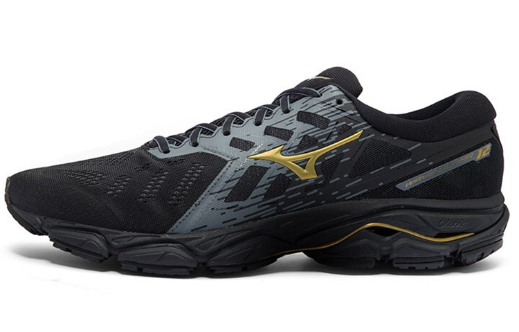 Mizuno Wave Ultima 12 'Black Gray Gold' J1GC211850
