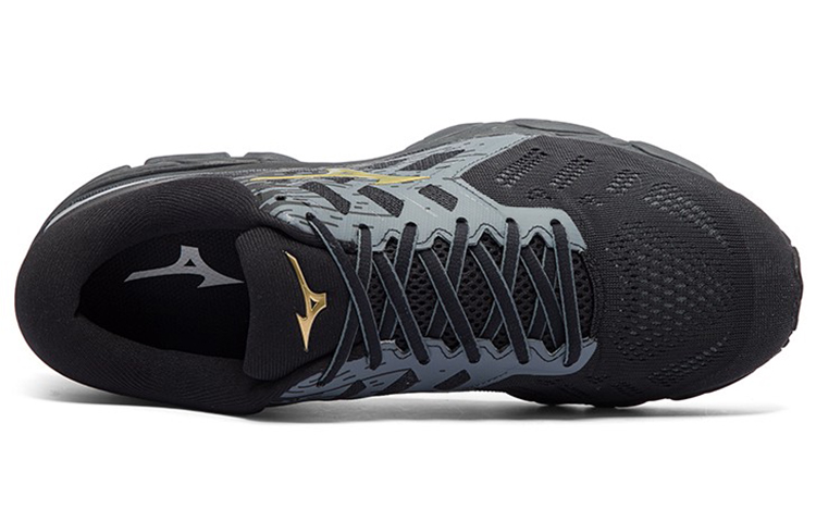 Lookbook Mizuno Wave Ultima 12 'Negro Gris Oro' J1GC211850
