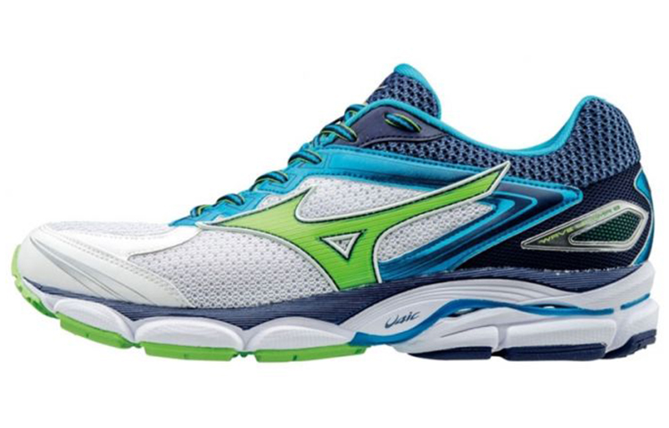 Mizuno Wave Ultima 8 Low Tops Wear-resistant White Blue Green J1GC160941