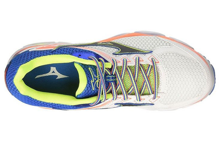 Order Mizuno Wave Ultima 8 Lage Sneakers Slijtvast Wit Blauw Oranje J1GL160905