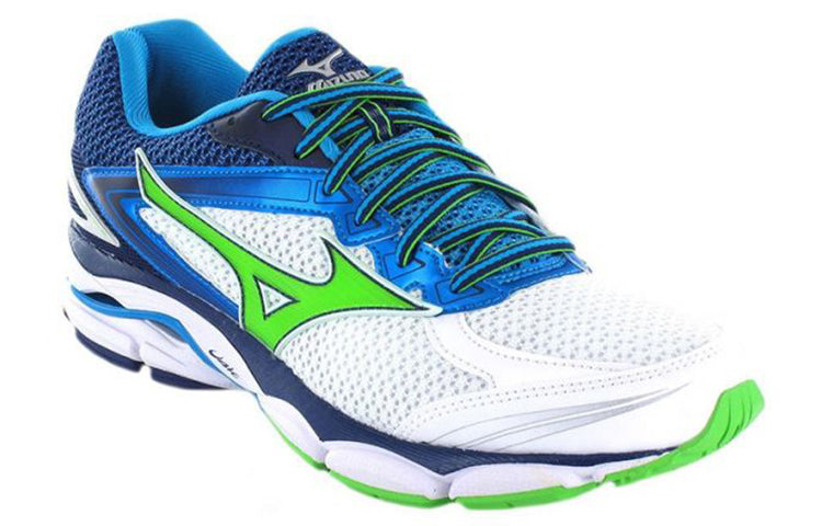 Mizuno Wave Ultima 8 Low Tops Wear-resistant White Blue Green 圖 3