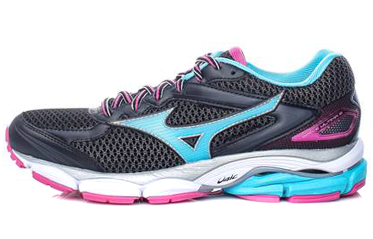 Mizuno Wave Ultima 8 Low Tops Wear-resistant Blue Pink White J1GD160932