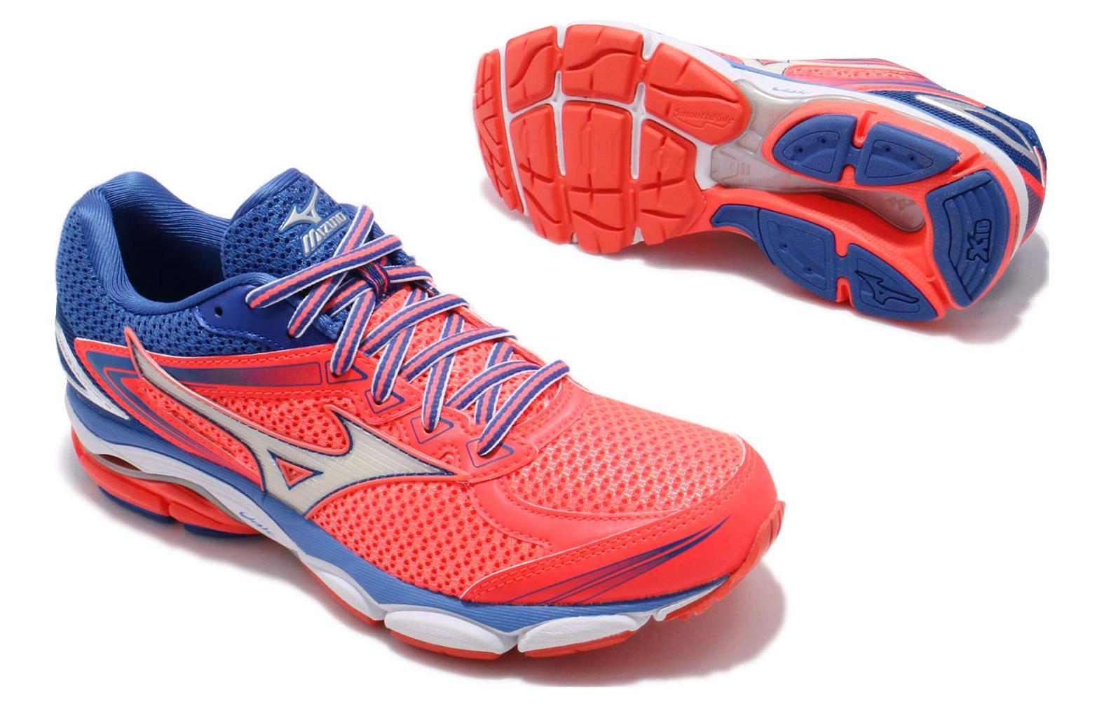 Mizuno Wave Ultima 8 Low Tops Wear-resistant Orange Blue 圖 4