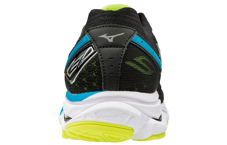 Shop Mizuno Wave Ultima 9 低帮耐磨跑步鞋 黑白藍