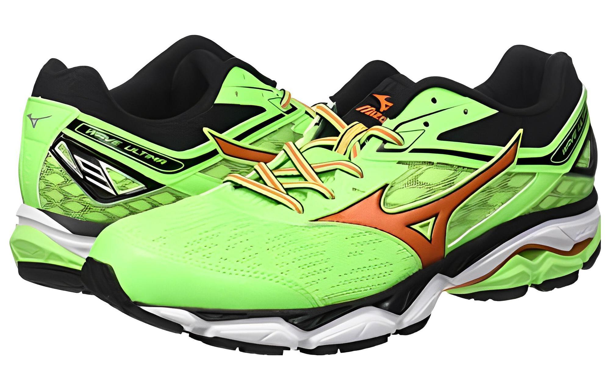 Mizuno Wave Ultima 9 Low 'Green Orange' 圖 2