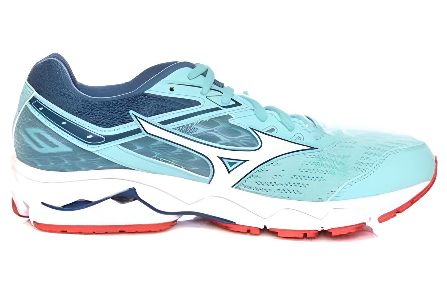 Order Mizuno Wave Ultima 9 Lage Sneakers Slijtvast Blauw Wit J1GD170920