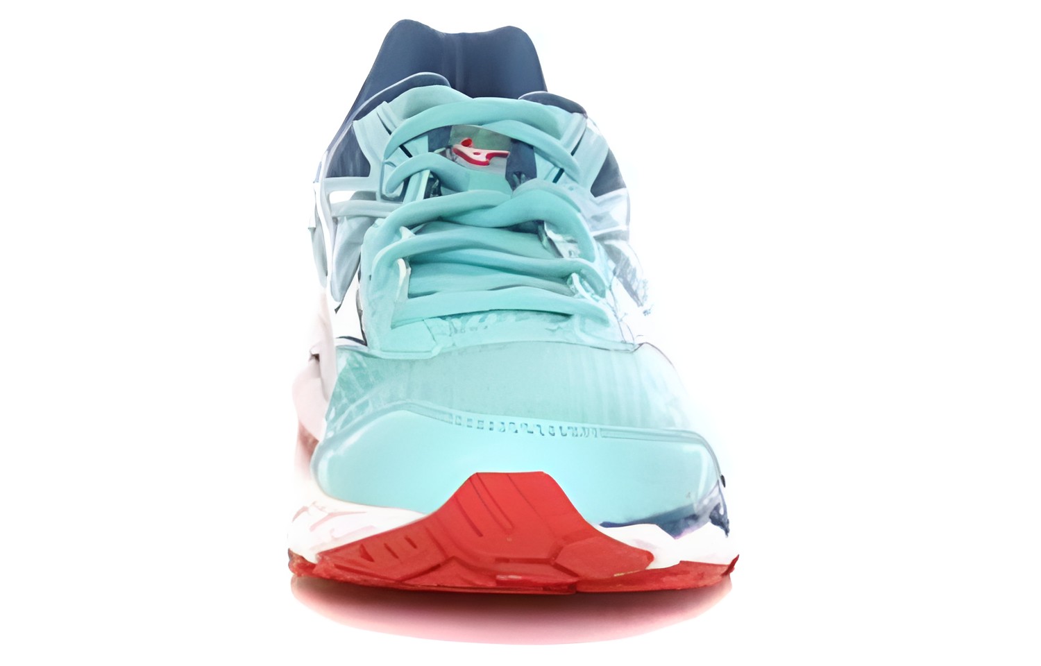 Lookbook Mizuno Wave Ultima 9 Lage Sneakers Slijtvast Blauw Wit J1GD170920