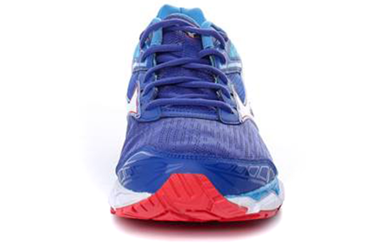 Lookbook Mizuno Wave Ultima 9 Lage Sneakers Slijtvast Blauw Paars Wit J1GC170904