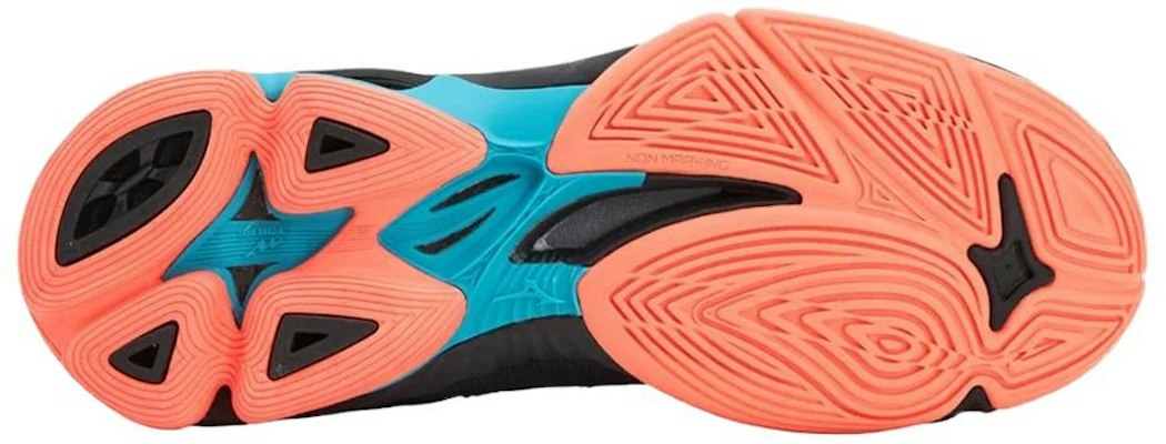 Mizuno Wave Voltage 2 'Negro Llama Neón' V1GA246006 Shop Mizuno Wave Voltage 2 'Negro Llama Neón' V1GA246006