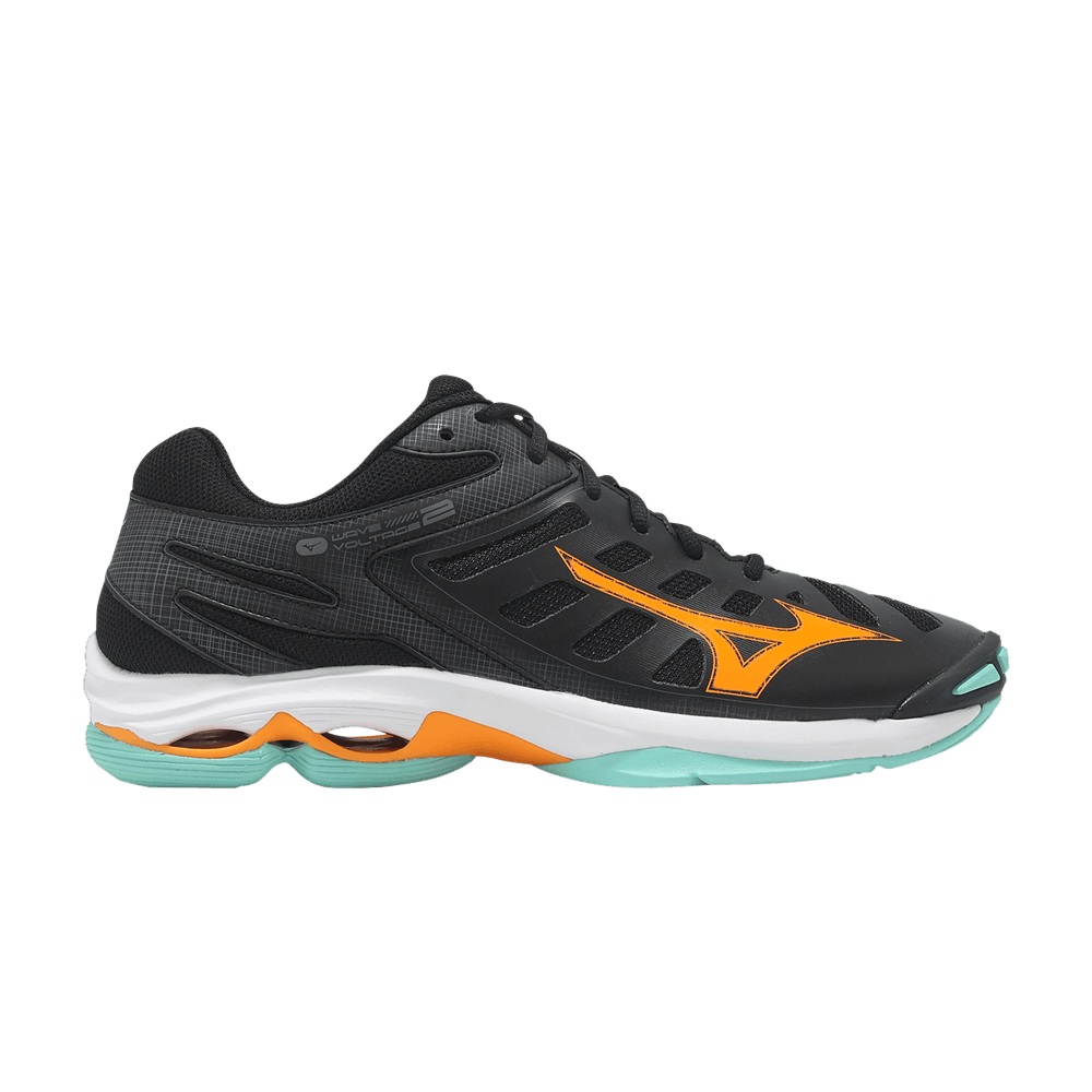Mizuno Wave Voltage 2 'Black Tangelo Ice Green' V1GA246012