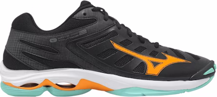 Mizuno Wave Voltage 2 'Black Tangelo Ice Green' V1GA246012 Mizuno Wave Voltage 2 'Black Tangelo Ice Green' V1GA246012