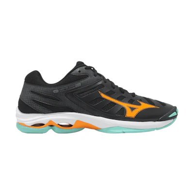 Mizuno Wave Voltage 2 'Black Tangelo Ice Green'