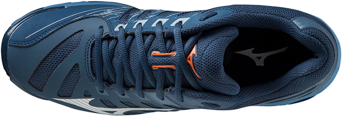 Mizuno 雲浪電壓 防滑耐磨 低筒 訓練鞋 藍色 Lookbook Mizuno 雲浪電壓 防滑耐磨 低筒 訓練鞋 藍色