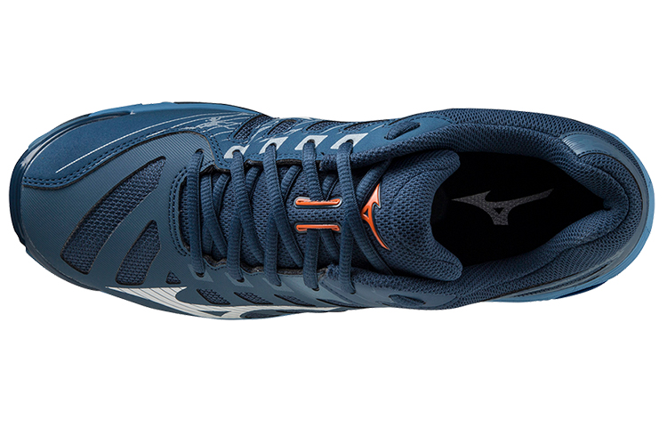 Lookbook Mizuno Wave Voltage 'Biru Putih' V1GA216021