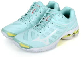 Lookbook Mizuno Wave Voltage 耐磨防滑排球鞋 通用型 藍白黃