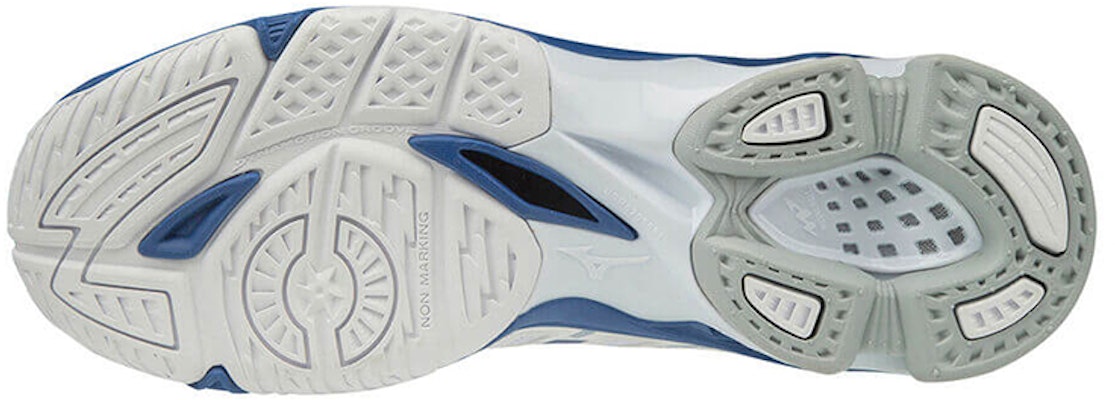 Mizuno Gelombang Voltage 'Putih Biru' V1GA196521 Shop Mizuno Gelombang Voltage 'Putih Biru' V1GA196521