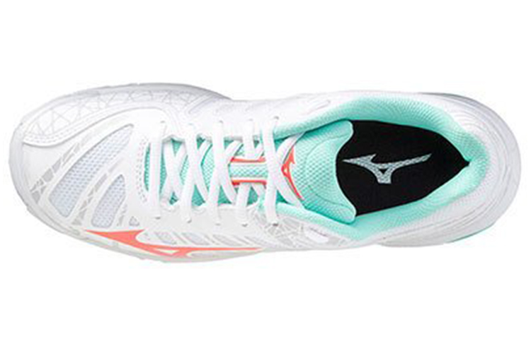 Lookbook ミズノ ウェーブボルテージ 白緑赤 (Mizuno Uēbuborutēji Shiro Midori Aka) V1GC196058