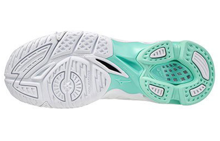 Shop ミズノ ウェーブボルテージ 白緑赤 (Mizuno Uēbuborutēji Shiro Midori Aka) V1GC196058