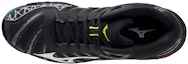 Lookbook Mizuno Wave Voltage Mid 'Hitam Putih' V1GA196545