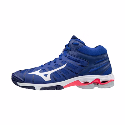 Mizuno Wave Voltage Mid 'Blue White'