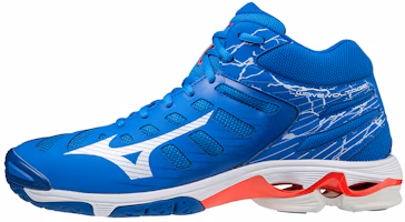 Mizuno Wave Voltage Mid 'Blue White' V1GA216524 Mizuno Wave Voltage Mid 'Blue White' V1GA216524