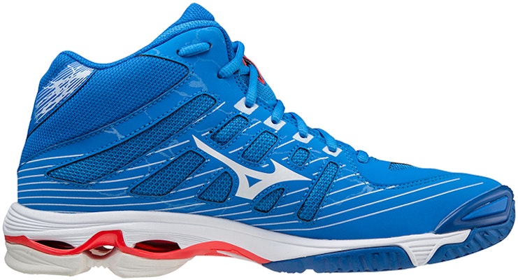 Mizuno Wave Voltage Mid 'Blue White' V1GA216524 Order Mizuno Wave Voltage Mid 'Blue White' V1GA216524