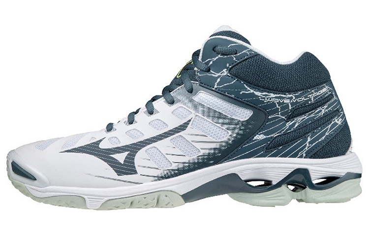 Mizuno Wave Voltage Mid 'Misty Blue White' V1GA216538