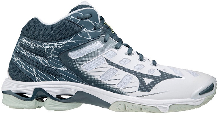 Mizuno Wave Voltage Mid 'Misty Blue White' V1GA216538 Order Mizuno Wave Voltage Mid 'Misty Blue White' V1GA216538