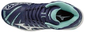 Lookbook Mizuno Wave Voltage Mid 'Putih Biru' V1GC196515