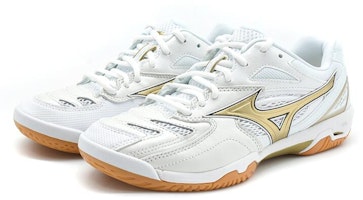 Mizuno Wavefang Pro 'Putih Emas' 71GA210050 Shop Mizuno Wavefang Pro 'Putih Emas' 71GA210050