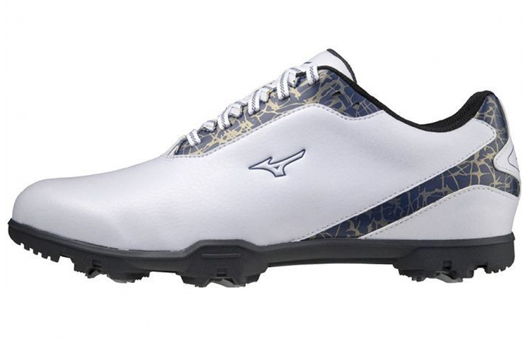 Mizuno Wide Style Golf Shoe 'White Blue' 51GQ216014