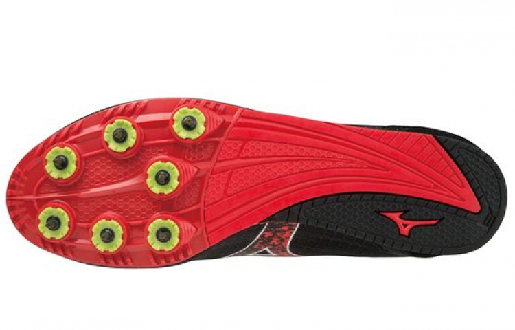 Order Mizuno X First Bas Low Tops Noir Rouge Professionnel U1GA213050
