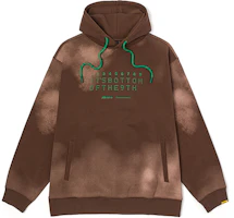 Mizuno x Randomevent Tie-Dye Hoodie Loose Fit in Dark Brown D2CC24I157 Mizuno x Randomevent Tie-Dye Hoodie Loose Fit in Dark Brown D2CC24I157