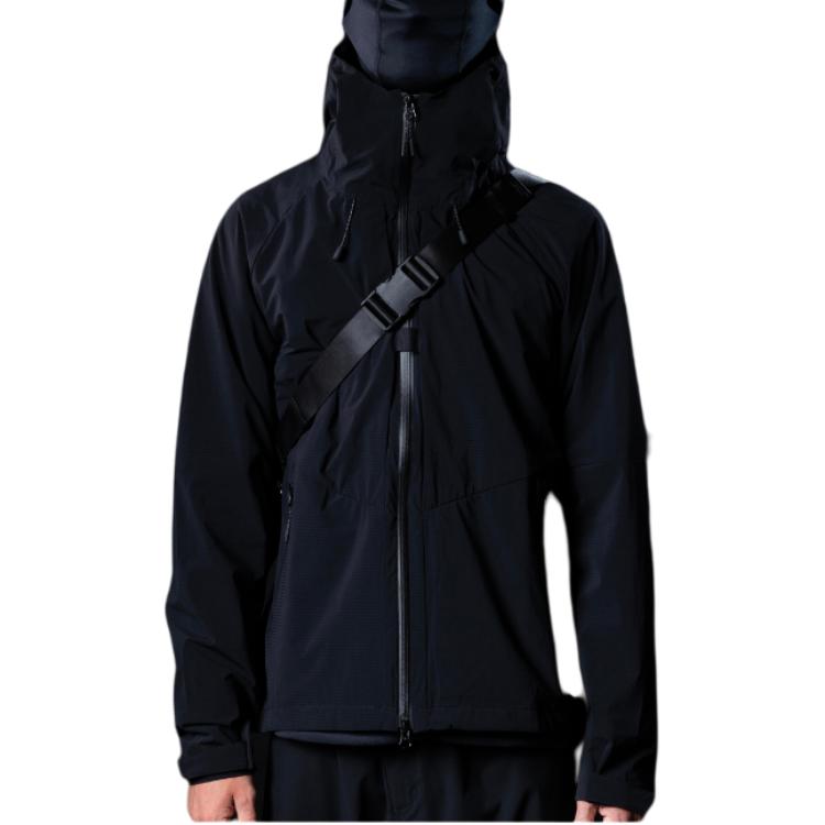 Mizuno SHINZO PARIS SS24 Logo Fashion Zip Hoodie Jacket Black Edition B2GEBV02