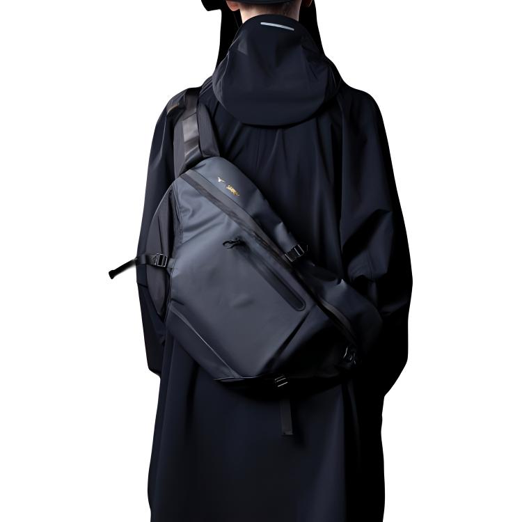 Mizuno SHINZO PARIS SS24 Logo Waterproof Hoodie Jacket Unisex Black B2GEBV01