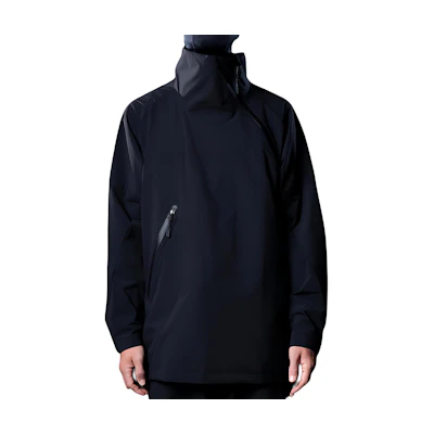 Mizuno SHINZO PARIS SS24 Logo Waterproof Pullover Jacket Unisex Black B2GEBV03