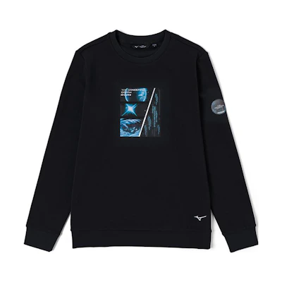 Mizuno The Wandering Earth Cosmic Graphic Crewneck Sweatshirt () K2CC31I2