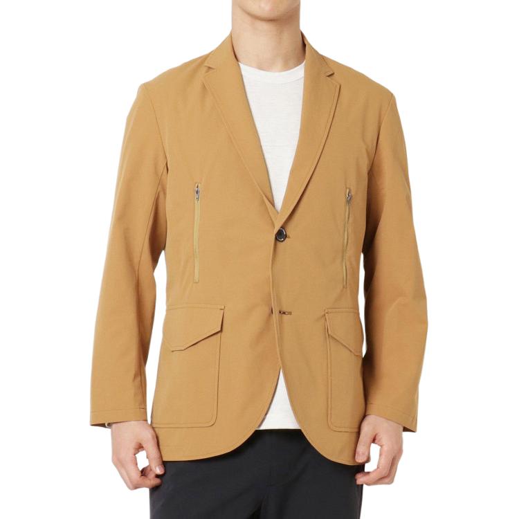 Mizuno Yellow Solid Color Long Sleeve Polo Collar Jacket B2JE163547