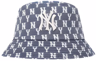 MLB 23 Summer Retro Logo Denim Polyester Bucket Hat Navy Unisex 32CPHV011-50N MLB 23 Summer Retro Logo Denim Polyester Bucket Hat Navy Unisex 32CPHV011-50N