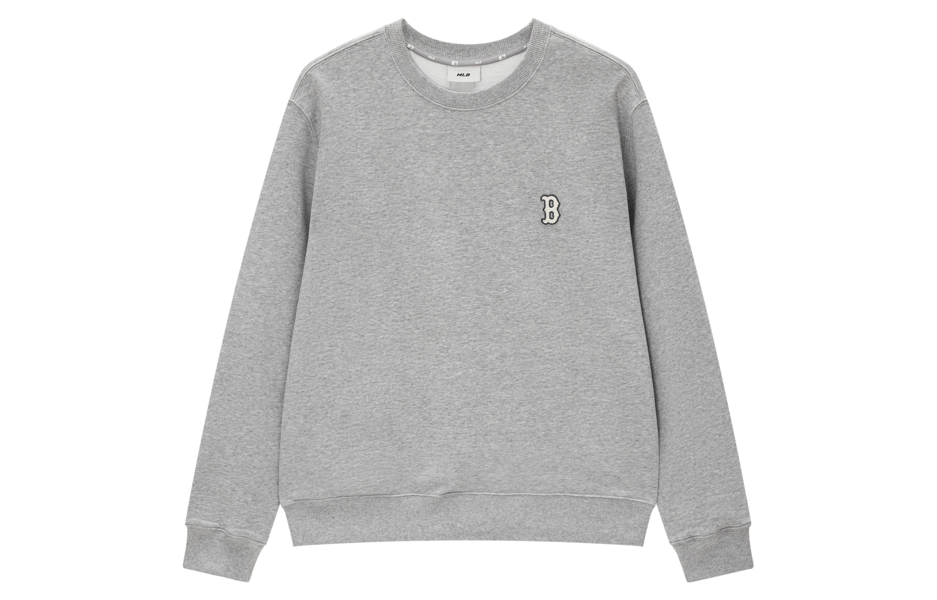 MLB 23FW Boston Red Sox Basic Crewneck Sweatshirt Unisex Grey 3AMTB0134-43MGS